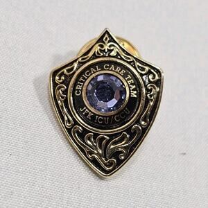 Vintage Critical Care Team JFK ICU / CCU Nursing Doctors Award Hat Lapel Pin